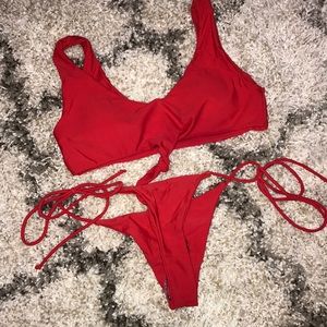 Red bikini